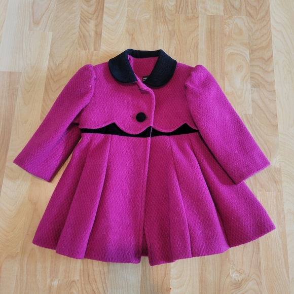 Rothschild Wool Toddler Pea Coat Vintage Pink Size 2T - Picture 1 of 7